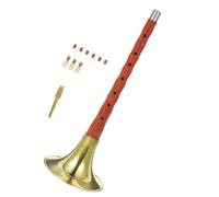 Professional Suona Chinese Tradition Beginner D Key Suona Rosewood-made Suona Ethnic Wind Musical Instrument
