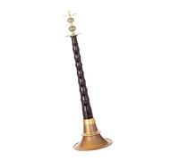 Professional Suona Ebony Pole Suona Chinese Traditional Ethnic Playing Type Beginner Suona Horn (Color : 31cm)