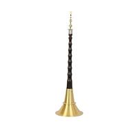 Professional Suona Ebony Wood Unfixed Tone Folk Suona Suona Brass Bowl (Color : 29.8 cm)