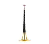 Professional Suona Handmade Black Sandalwood Pole Suona Set Professional Playing Woodwind Instrument Suona Horn (Color : B)