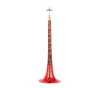 Professional Suona Play Adult Musical Instrument Old Mahogany Suona D Key Musical Instrument Boutique Suona Adult Professional Performance (Color : Crimson engraved bowl)