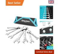 Professional Super-Thin 8-Piece Wrench Set - Flexible Use from 5.5 mm to 27 mm