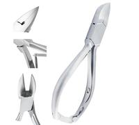 Professional Surgical Steel Nail Clippers & Nippers - 14cm Straight Blades Precision Tools Catch, Reusable Ingrown Toenail Care, Cuticle Trimming, Complete Nail Maintenance