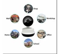 Professional Surveillance,Baby Pet Monitor,720P HD WiFi IP Cam Surveillance Security System,Infrared Night Vision,Audio Motion Detection,Security real-time monitoring,Comes with PTZ, support 64-way PC side,Quick and Easy Installation