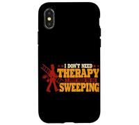 Professional Sweeper I Don't Need Therapy Chimney Sweep Case for iPhone X/XS