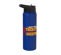 Professional Sweeper I Don't Need Therapy Chimney Sweep Stainless Steel Insulated Water Bottle