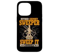 Professional Sweeper Retired Funny Chimney Sweep Retirement Case for iPhone 14 Pro Max