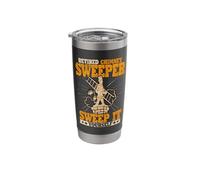 Professional Sweeper Retired Funny Chimney Sweep Retirement Stainless Steel Insulated Tumbler