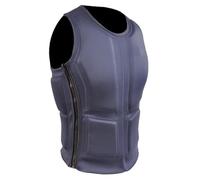 Professional Swim Life Jacket Universal Adjustable Swim Vest with Reinforced Straps Snorkel Vest for Water Sports, Kayaking, Surfing, Fishing(GRAY,L)