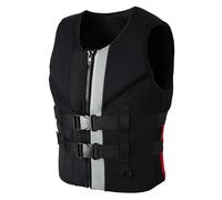 Professional Swim Life Jacket Universal Adjustable Swim Vest with Reinforced Straps Snorkel Vest for Water Sports, Kayaking, Surfing, Fishing(C,3XL)