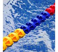 Professional Swimming Lane Dividers for Competitions, 20m/72ft Safety Float Lines, Nylon Rope for Deep/Shallow Water Marking, Ideal for Pools and Training Sessions