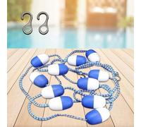 Professional Swimming Pool Safety Divider Rope & Float Line - Durable Lane Dividers for Indoor/Outdoor Pools Water Parks Hot Springs & Swim Competitions