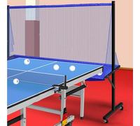 Professional Table Tennis Ball Catch Net-Rolling Ping Pong Table Net,Tennis Ball Catch Net Collection During Multi-Ball Training,Ping Pong Catch Net for Any Table 72 To 82 Inch,for Multi Ball Drills(B