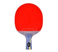 Professional Table Tennis Bat, Competition Ping Pong Racket with Case/Brown/Long Handle(Blue,Short Handle)