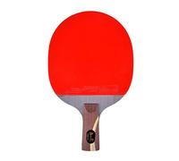 Professional Table Tennis Bat, Competition Ping Pong Racket with Case/Brown/Long Handle(Brown,Long Handle)