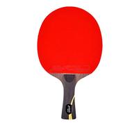 Professional Table Tennis Bat, Competition Ping Pong Racket with Case/Brown/Long Handle(Grey,Long Handle)