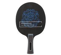 Professional Table Tennis Blade Premium Poplar Wood Pong Paddle Board with Long Handle for Competitive Play Training Practice Black