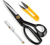 Professional Tailor Scissors 9 Inch(22.8cm) for Cutting Fabric Heavy Duty Scissors for Leather Cutting Industrial Sharp Sewing Shears for Home Office Artists Dressmakers