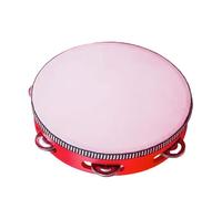 Professional Tambourines: 8 Inch Handheld Tambourines | Percussion Instrument for Adults, Beginners & Kids | Drum for Church, Music Education, Worship, Band | liv Musical Instruments