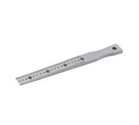 Professional Taper Gauge Welding Wedge Feeler Gauge with Chrome Plated Finish for Measuring Gaps and Holes Accurately in Various Industrial Environments (0.2-4mm)