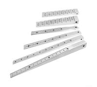 Professional Taper Gauge Welding Wedge Feeler Gauge with Chrome Plated Finish for Measuring Gaps and Holes Accurately in Various Industrial Environments (1-15mm)