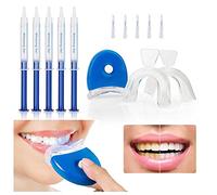 Professional Teeth W-hitening Kit with LED Light 5×3ml - Fast Stain Removal | Whitening Gel for Sensitive Teeth, Brighten Smile in Minutes, Safe & Effective Whitening Treatment for Home Use