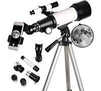 Professional Telescope for Adult Kids Beginners, 70Mm Aperture 400Mm Telescope, High Magnification Stargazing Portable Travel Telescope with Carry Bag, Tripod.