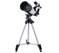 Professional Telescope for Adults, 70mm Aperture 300mm Focal Length Astronomical Portable Refractor Telescopes for Kids and Beginners, with Adjustable Tripod 2 Eyepieces 3X Barlow Lens