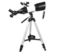 Professional Telescope for Adults, 80mm Aperture 400mm Focal Length Astronomical Portable Refractor Telescopes for Kids and Beginners, with Adjustable Tripod 2 Eyepieces Phone Mount