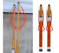 Professional Telescopic Rescue Hook with Reflective Strip, Heavy-Duty 265lbs Load Capacity for Water Safety at Seaside, Lakes, and Yachts