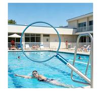 Professional Telescopic Safety Hook Pole, Aluminum Swimming Pool Hook with Pole, Water Lifesaving Lifeguard Tension Bar, 9.8ft, for Pool Safety and Rescue