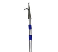 Professional Telescoping Boat Hook - Adjustable Aluminum Pole with 316 Stainless Steel Hook(1Setx19.7ft)