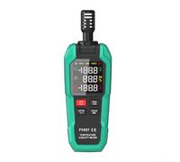 Professional Temperature Humidity Meter FY867 with DP WB Data - Fast Response Climate Monitor for Office Home Terrarium Incubator - Large LCD Screen