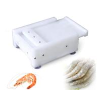 Professional Tempura Shrimp Press & Pinching Tool; Portable Push-Pull Sushi Maker with 4 Suction Cups & Drainage Holes for Catering Sushi Bars & Home