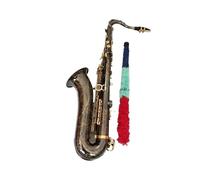 Professional Tenor B Flat Saxophone Music Instrument Brass Pearl Buttons With Case Golden Key