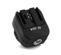 Professional TF324 Flashing Hot Shoe Adapter With PC Sync Converter For F56AM F58AM F42AM DSLR Camera Accessories