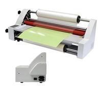 Professional Thermal Laminator with Electronic Temperature Control and Digital Interface, Ideal for Educational Institutions and Various Film Types