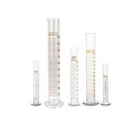 Professional Thick Glass Graduated Measuring Cylinder Set - 5ml-2000ml - Lab Supply Kit(1000ml)