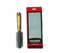 Professional Thick Round Hair Comb Bristle Round Hair Brush Blow Drying Hairbrush Small Brush Short Hair Massage Comb Head Massage Round Brush Roll Hairbrush for Wet or Dry Hair - Yellow (CHB_45)