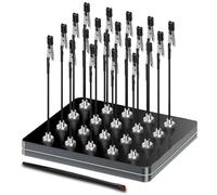 Professional Third Hand with Magnetic Base. 20 x Flexible Alligator Clips, 1 Brush and 1 Iron Box Base - Ideal for Soldering Aid, Model Making Accessories and Board Holder