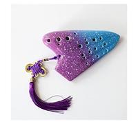 Professional Three-tube Starry Sky Series AC Tone Ceramic Ocarina Alto C Tone Ocarina Musical Instrument ocarina instrument (4)