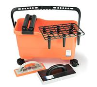 Professional Tiling Set Grouting Tiles Cleaning Sponge Float 2 Rollers