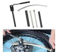 Professional Tire Changing Tool Kit for Motocross and Enduro Dirt Bikes Supporting 16 21 Inch Wheels and Axle Sizes from 10mm to 25mm