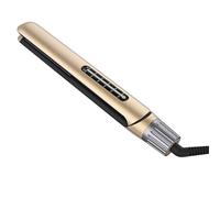 Professional Titanium 2-in-1 Straightener & Curler - Dual Voltage, Negative Ion, Anti-Scald Design, Worldwide Travel Use, Salon Performance