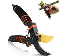 Professional Titanium Garden Secateurs, Gardening Pruning Shears, Bypass Secateurs, Garden Scissors, Garden Pruners Gift for Branches, Hedges and Flowers