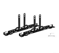 Professional Toe Alignment Tool Kit Front End Wheel Adjustment Metal Tool Set With Mounting Brackets For Cars Trucks SUVs(Black)