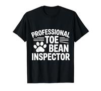 Professional Toe Bean Inspector Veterinarian Animal |- Value Graphic T-Shirt, Men, Black, M