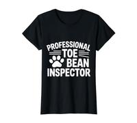 Professional Toe Bean Inspector Veterinarian Animal |- Value Graphic T-Shirt, Women, Black, XS