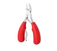 Professional Toe Nail Clippers Cutter ingrown toenail tool Thick Nail Dead Skin Dirt Remover Super Sharp Curved Blade Nail Tools(Red)