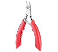 Professional Toe Nail Clippers Cutter Ingrown Toenail Tool Thick Nails Remover Super Sharp Straight Blade Nail Tools,B,Red